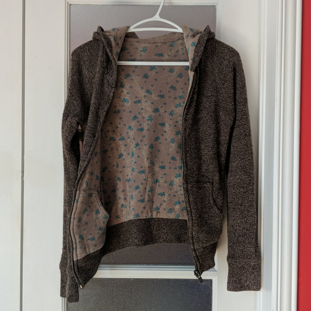 Volcom reversible zipper hoodie